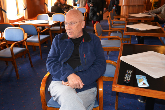 Stammgast auf der MS Lofoten Ove Nordenberg.