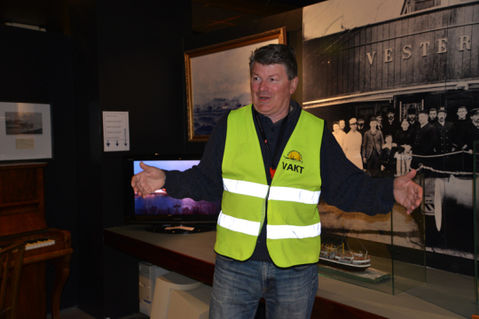 Direktor des Hurtigrutenmuseums Sten Engen.