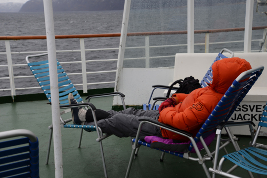 Wir überqueren den Polarkreis.