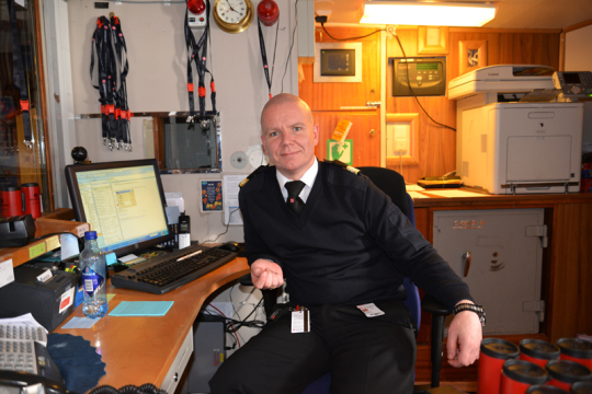 Rezeptionschef Snorre Pedersen.