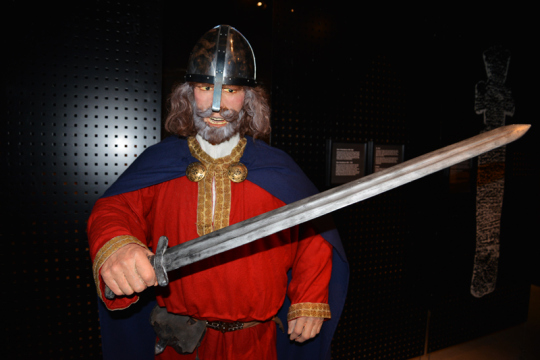 Wikinger im Historischen Zentrum.