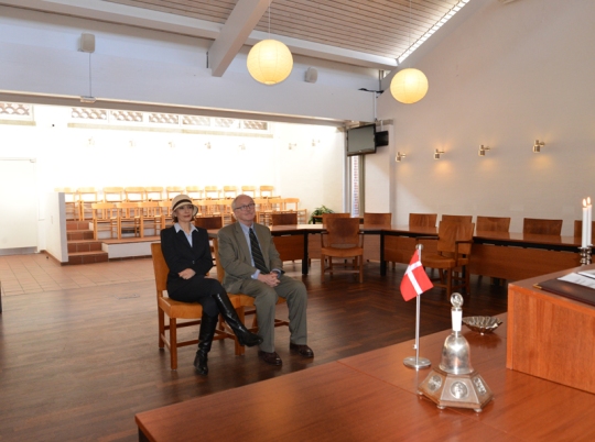 Während der Trauung im Standesamt.