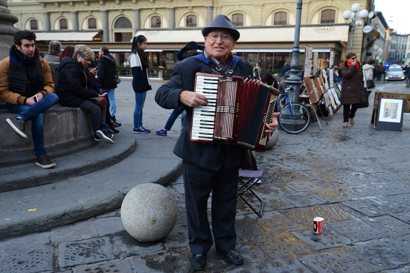 Musiker Piazza Republica